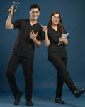 Black Scrub Suit – Unisex Medical Uniform