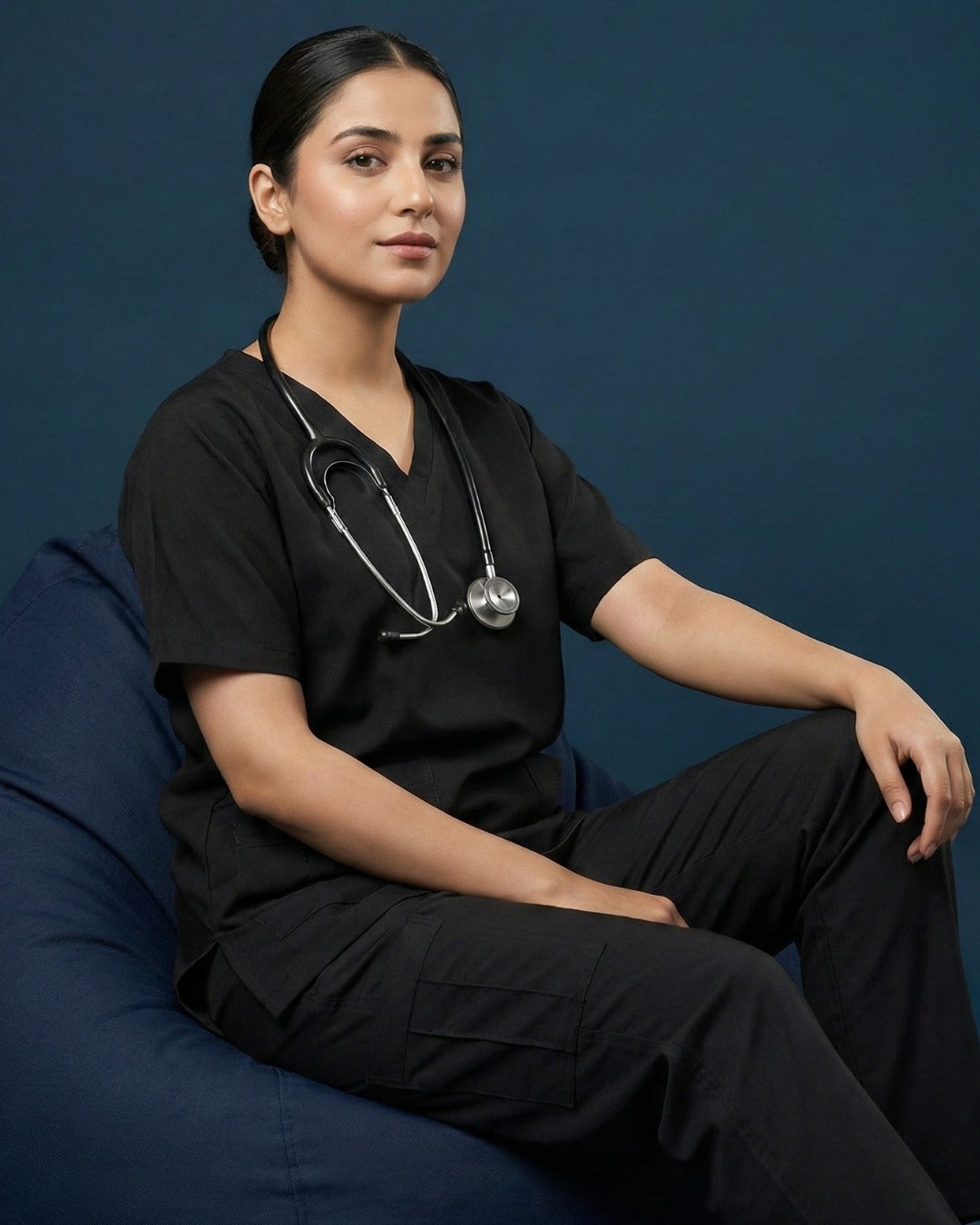 Black Scrub Suit – Shift to Shift Comfort