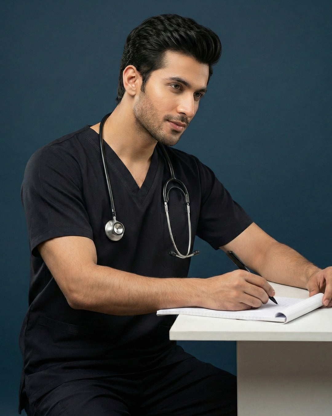 Black Scrub Suit – Shift to Shift Comfort