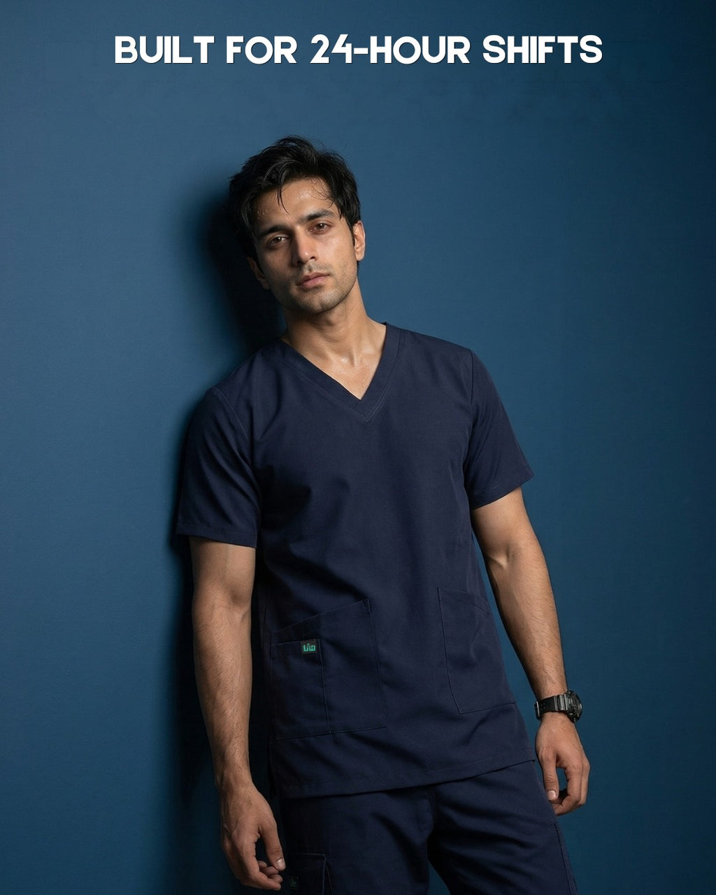 Navy Blue Scrub Suit-Unisex