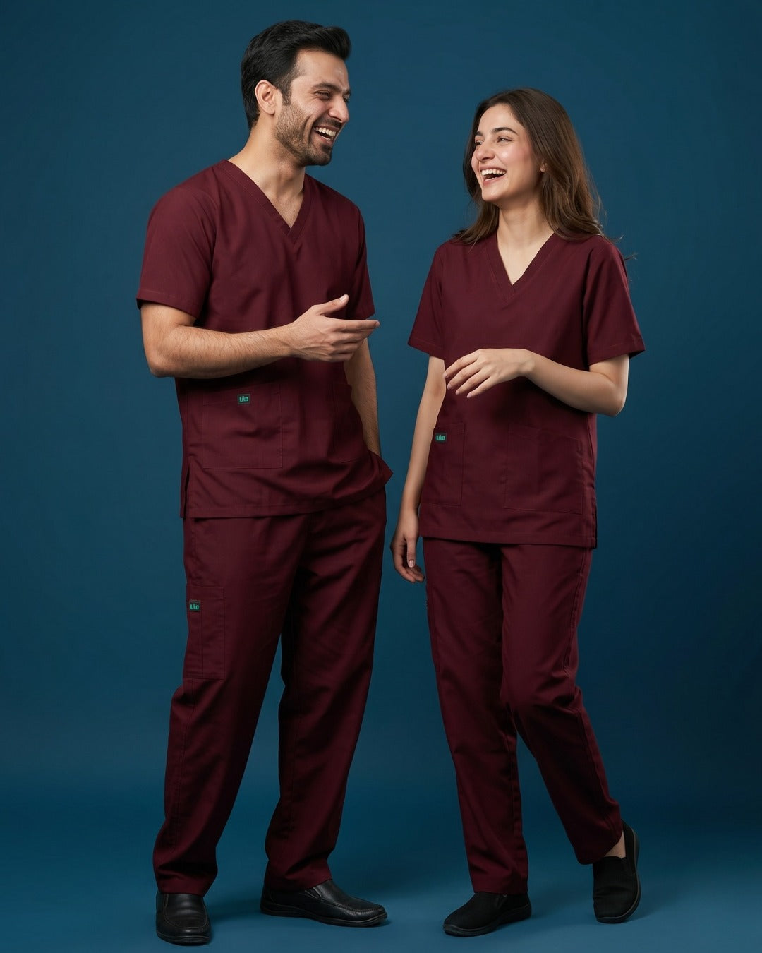 Maroon Scrub Suit – Unisex Medical Uniform