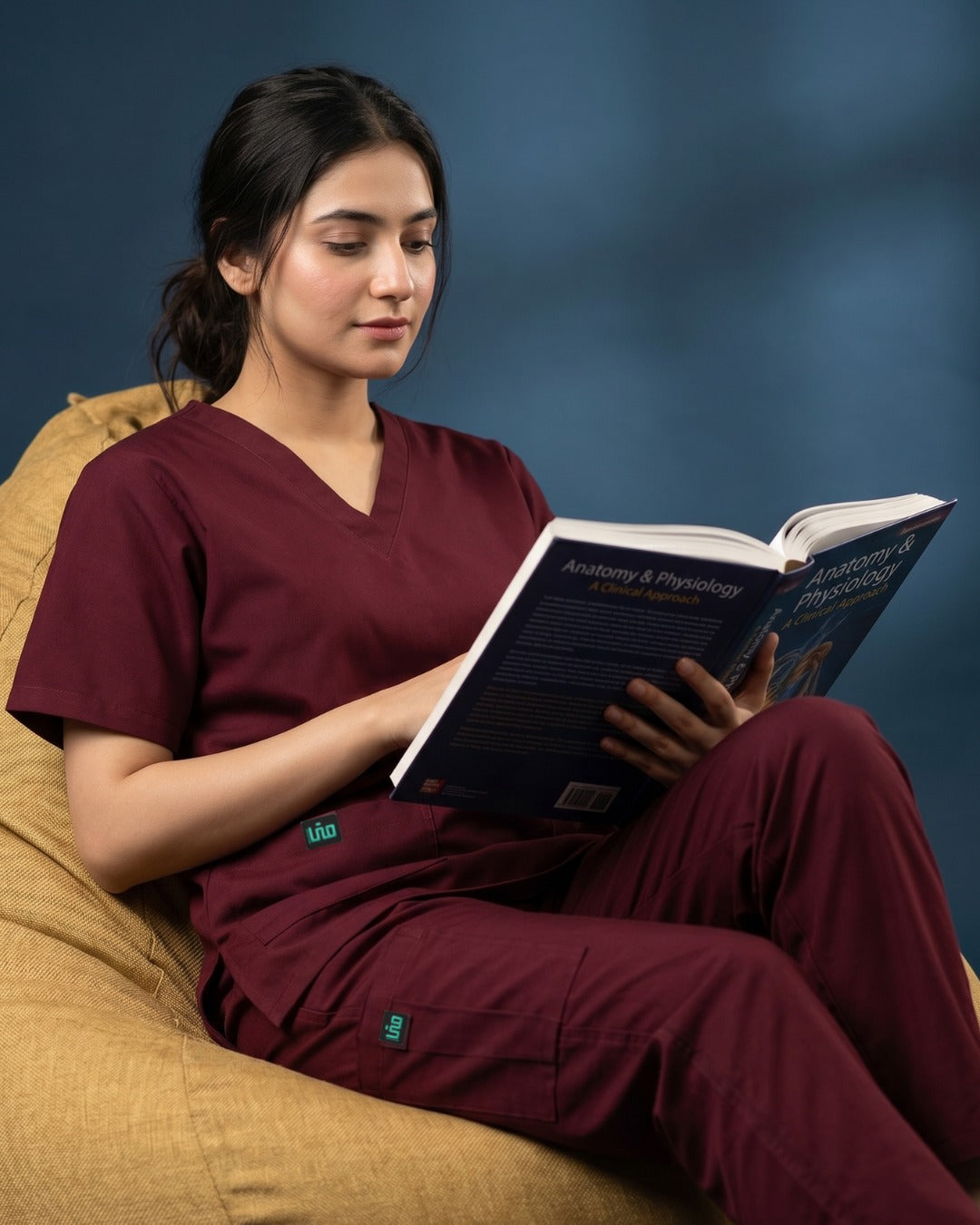 Maroon Scrub Suit – Unisex Medical Uniform